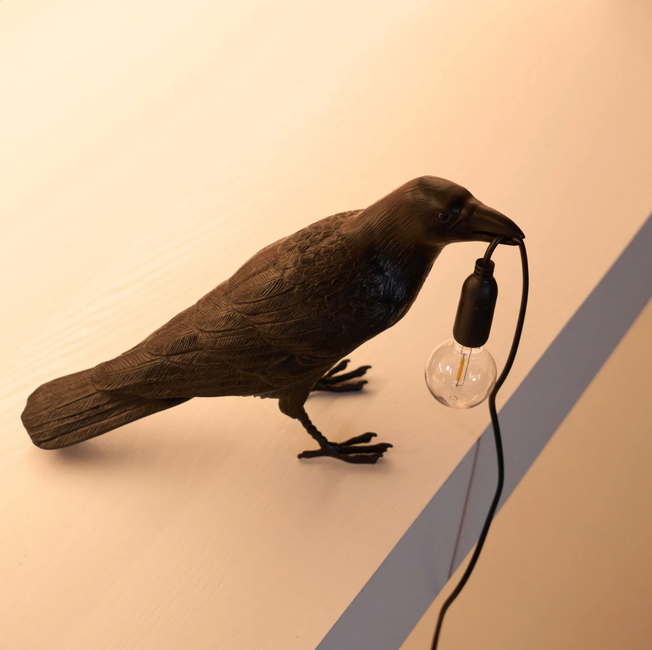 Corvane - Lampe de table oiseau