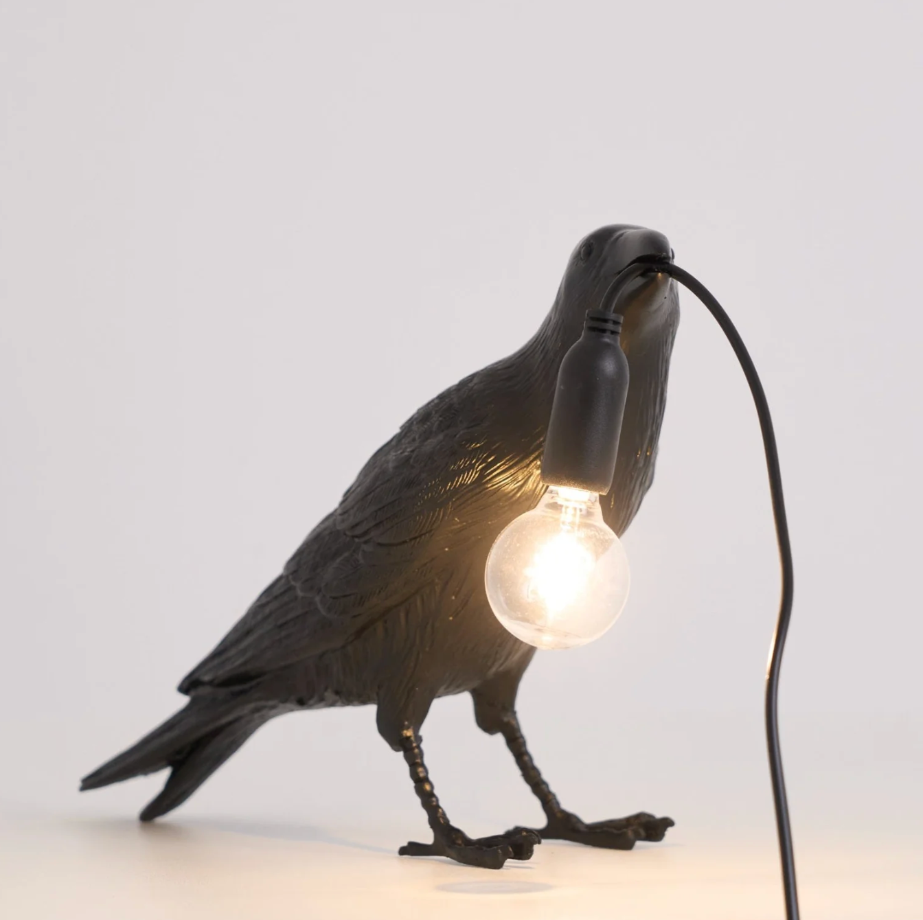 Corvane - Lampe de table oiseau