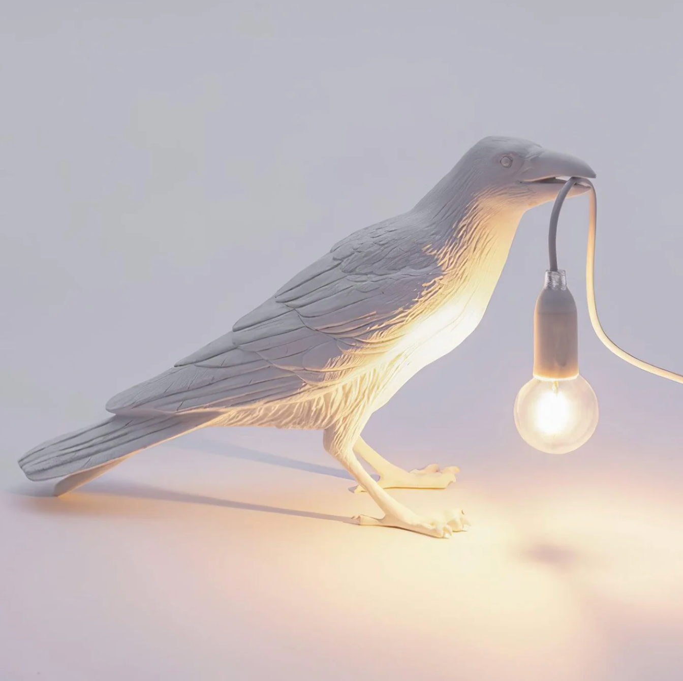Corvane - Lampe de table oiseau