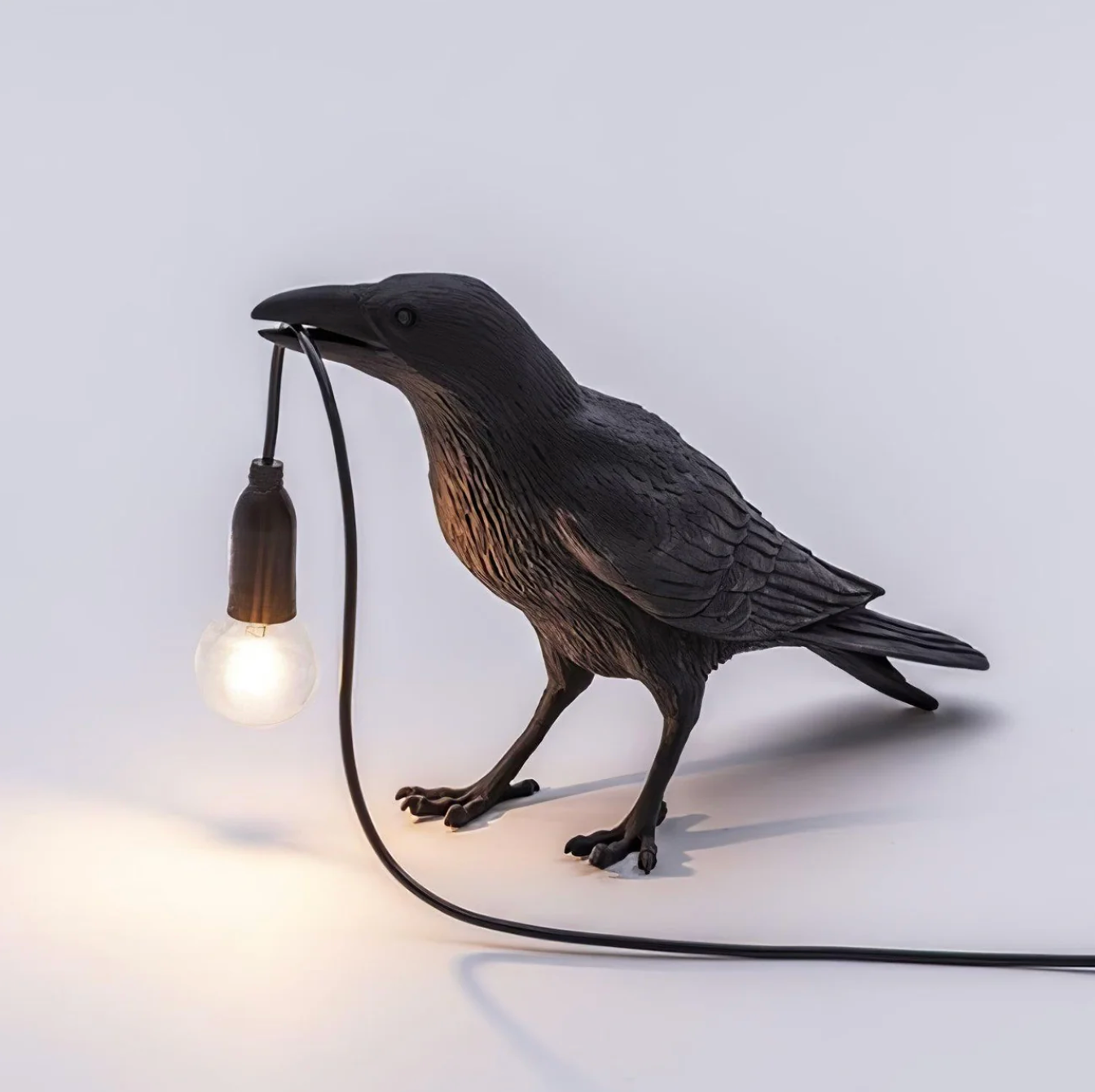 Corvane - Lampe de table oiseau