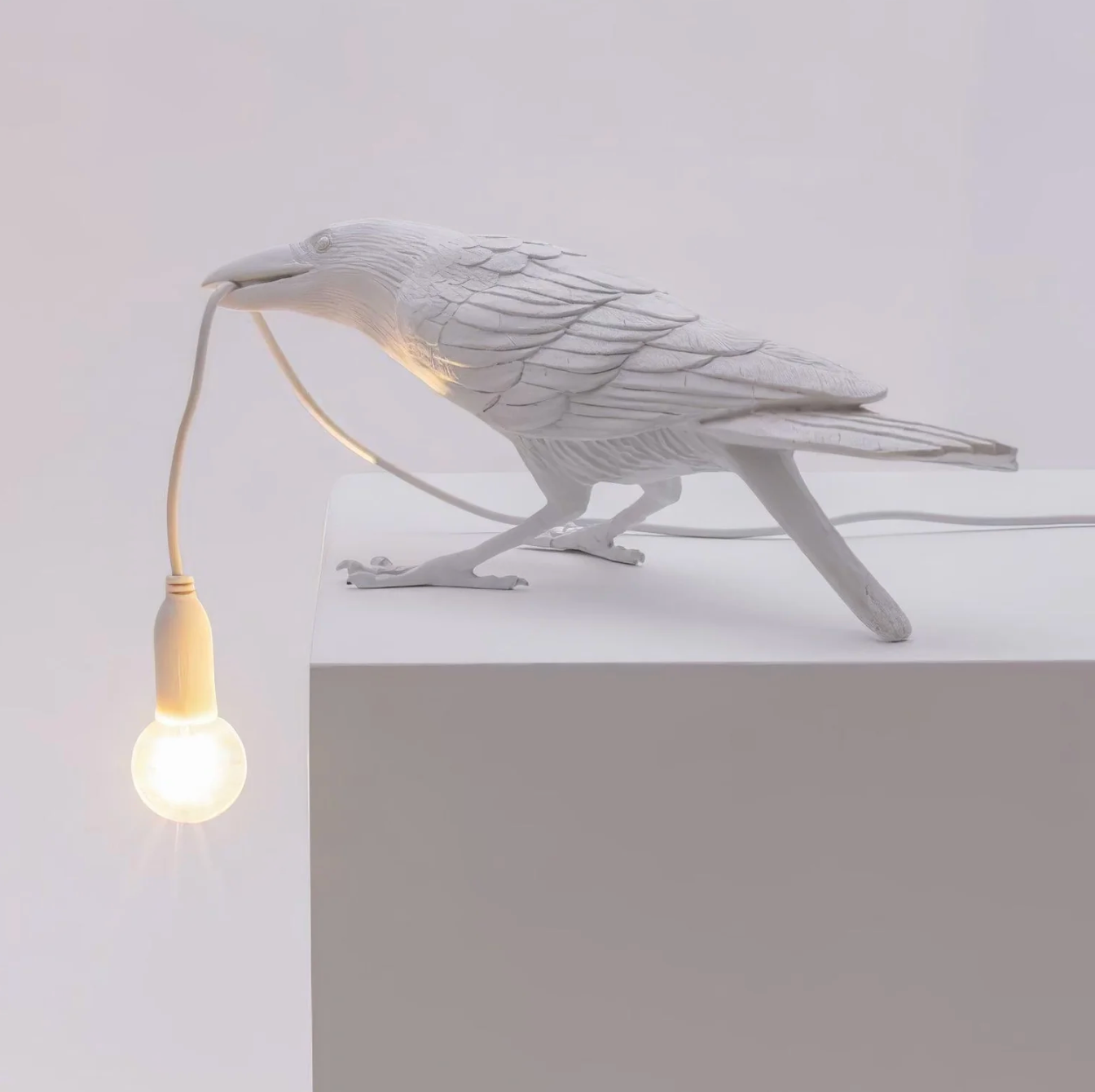 Corvane - Lampe de table oiseau