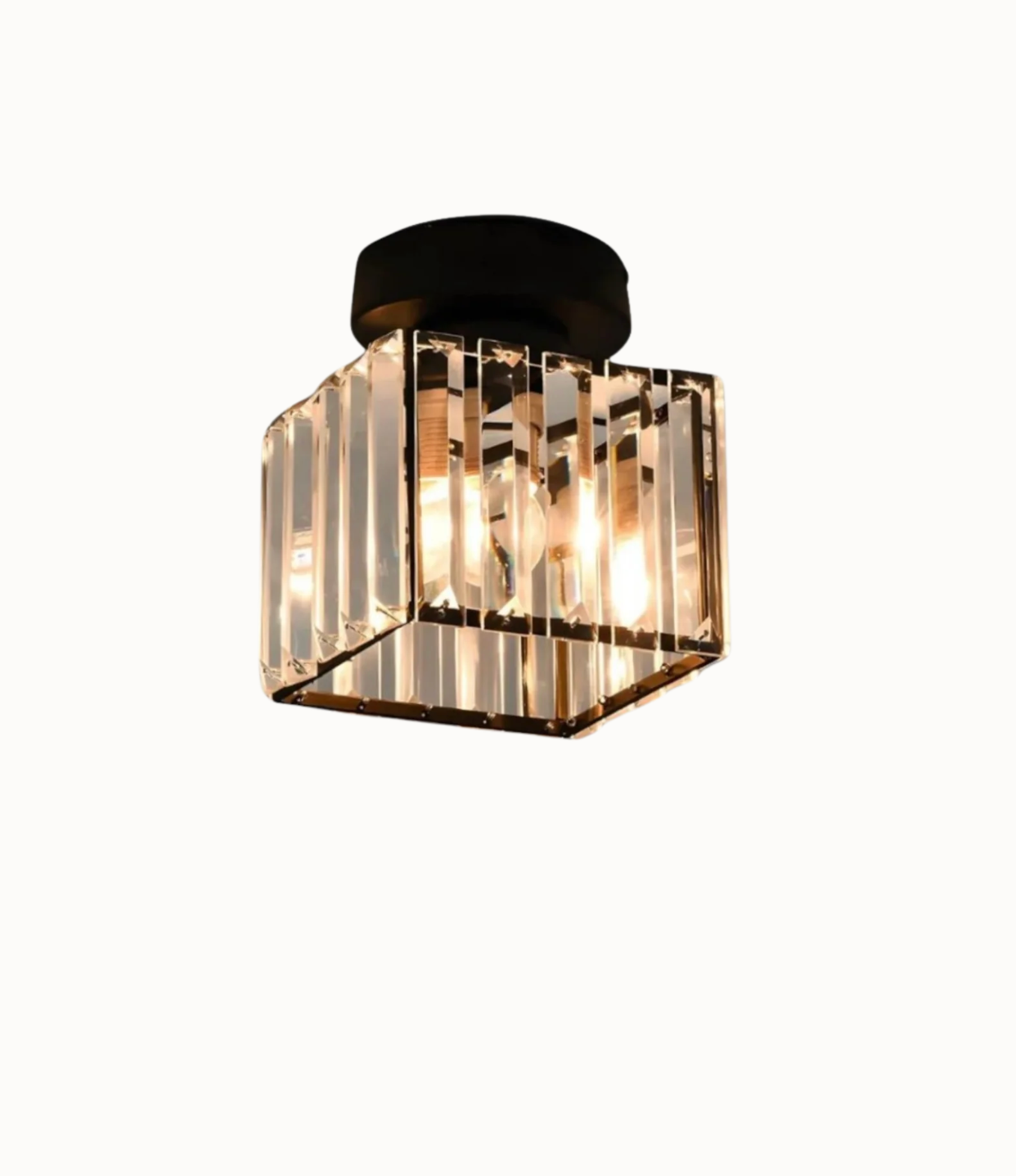 Diora - Lampada da soffitto a plafoniera in cristallo