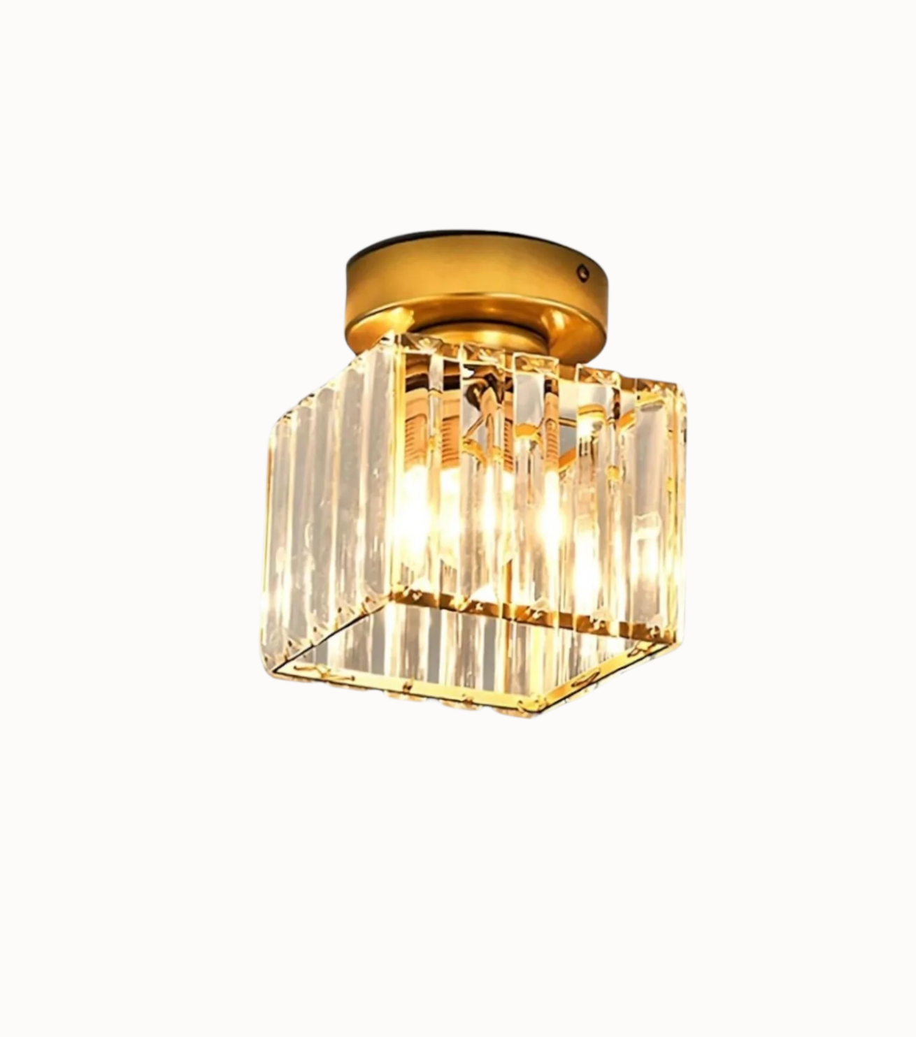 Diora - Lampada da soffitto a plafoniera in cristallo