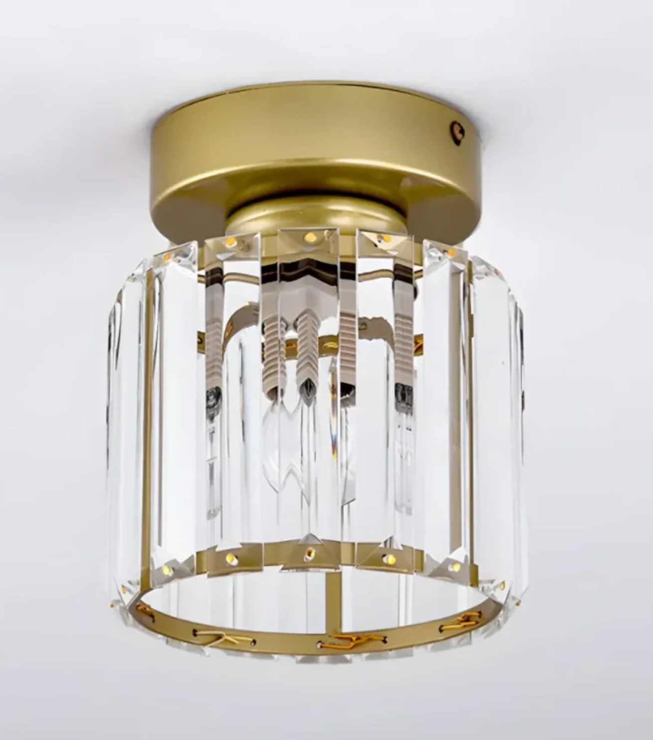 Diora - Lampada da soffitto a plafoniera in cristallo