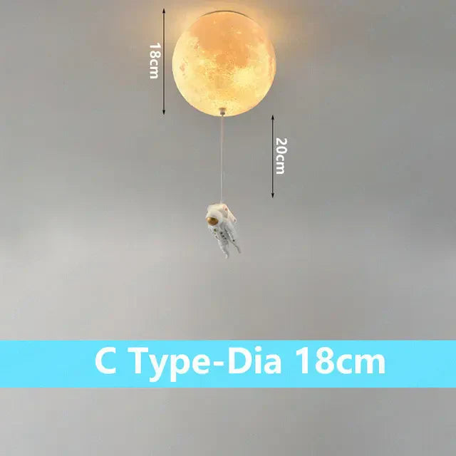 Astravelle - Lampada da soffitto a bolle astronauta