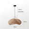 Veluné - Lampada a sospensione in rattan giapponese