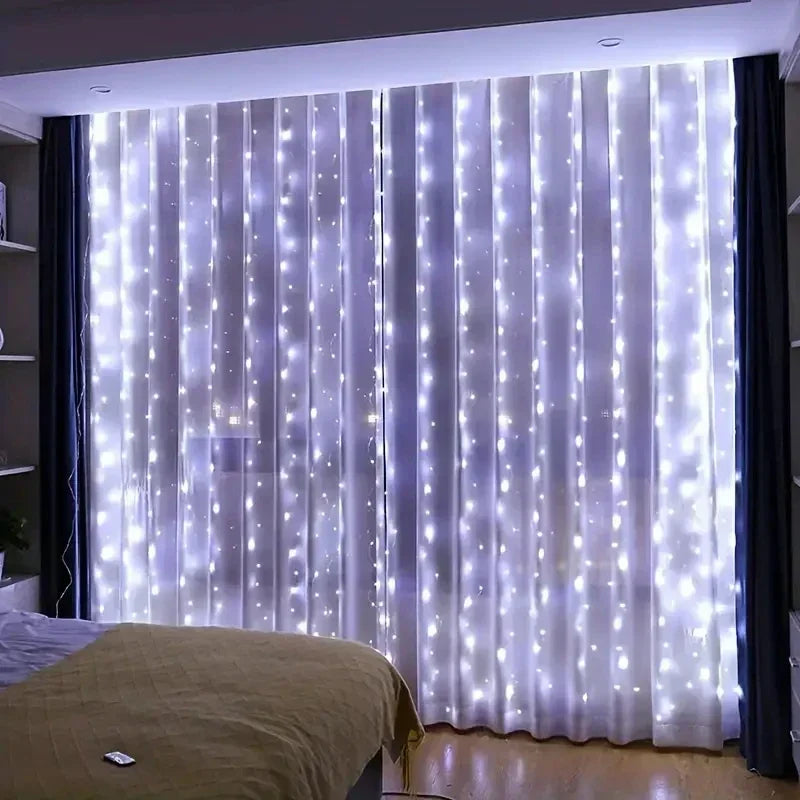 Elysio – Luci a tenda LED USB con telecomando