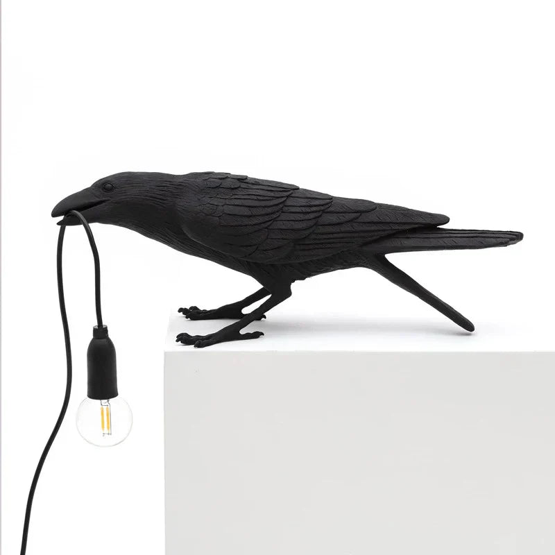 Corvane - Lampe de table oiseau