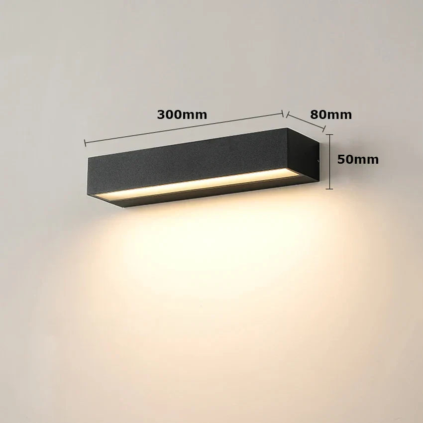 Novalith – Lampada da parete LED impermeabile per esterni