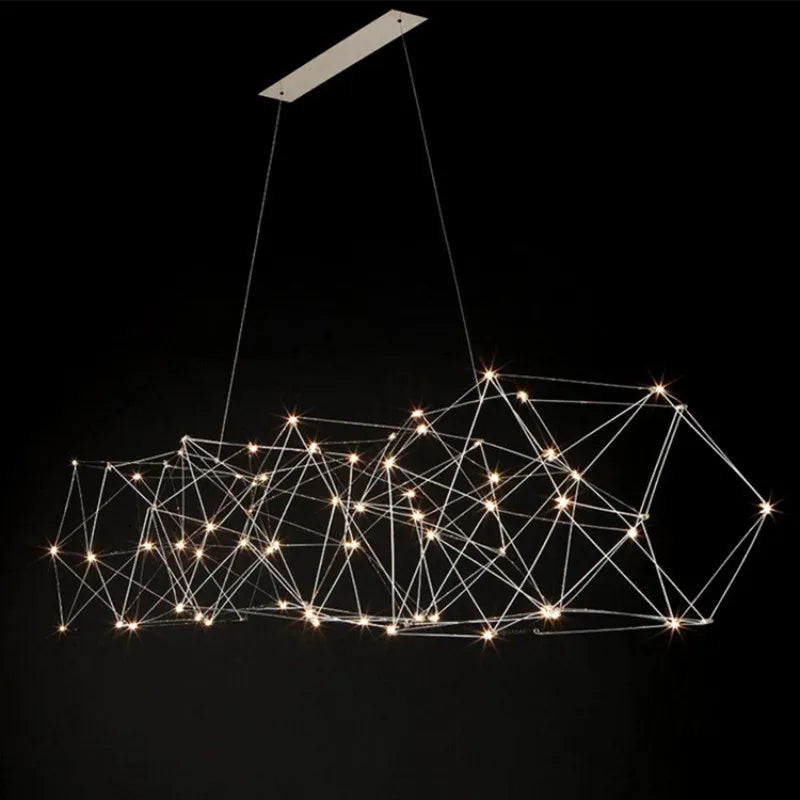 Veloré - Lampadario in acciaio inox