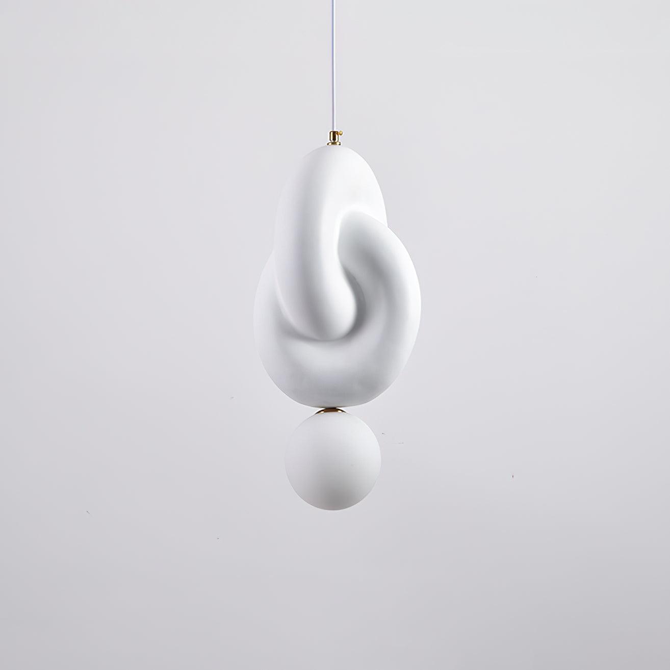 Zelireth - Lampada a sospensione artistica in resina e vetro