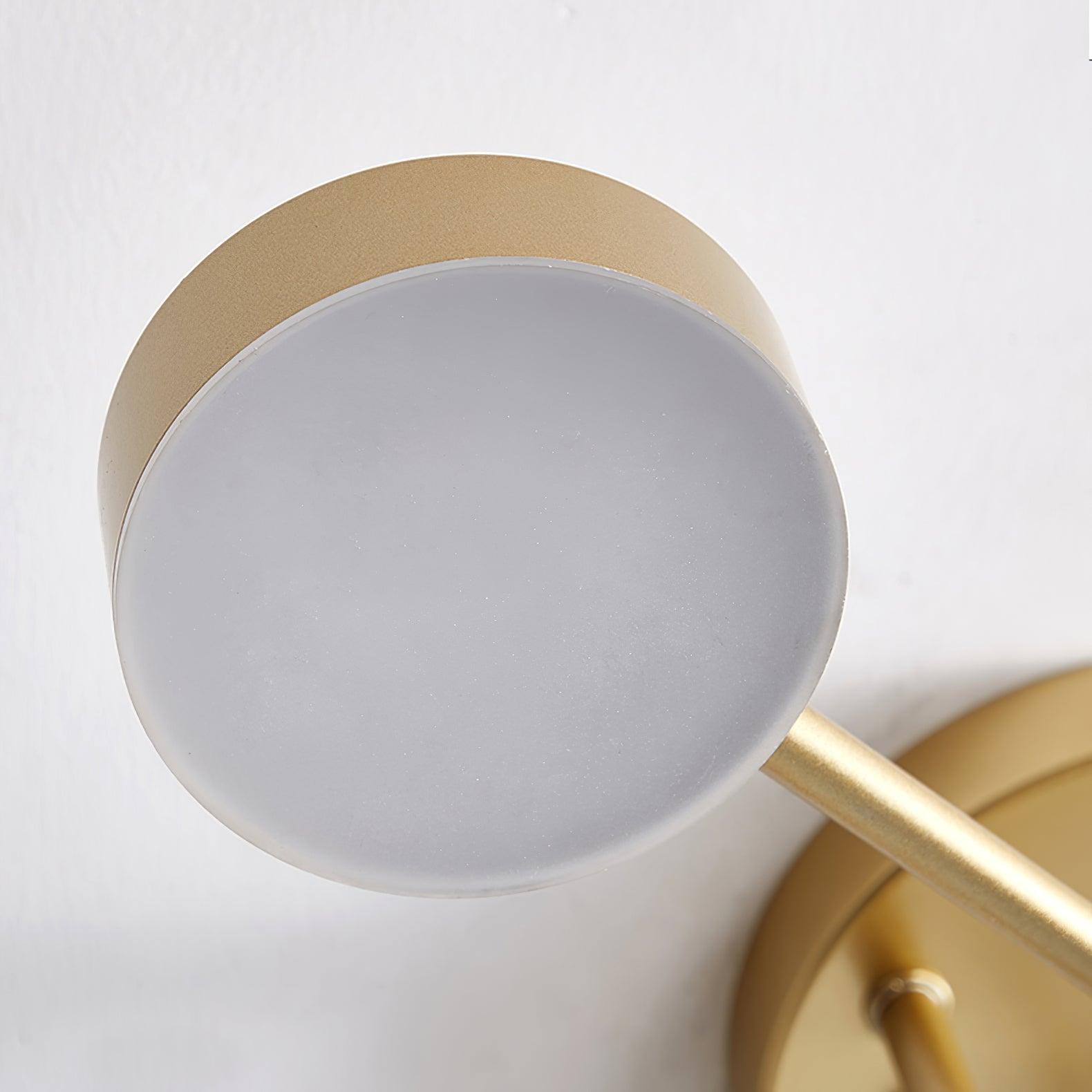 Nivora - Plafonnier globe Sputnik en laiton LED 6 lumières
