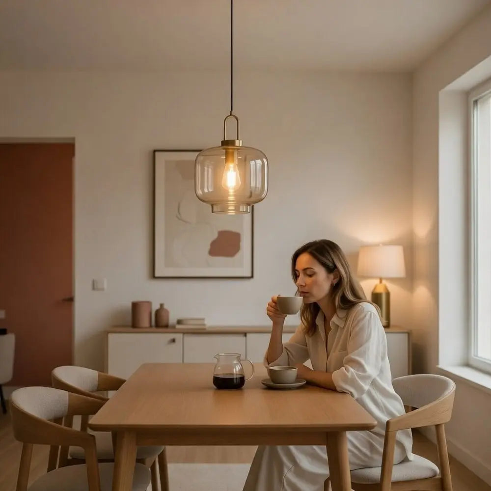 Celioran – Lampada a sospensione in vetro bilanciato