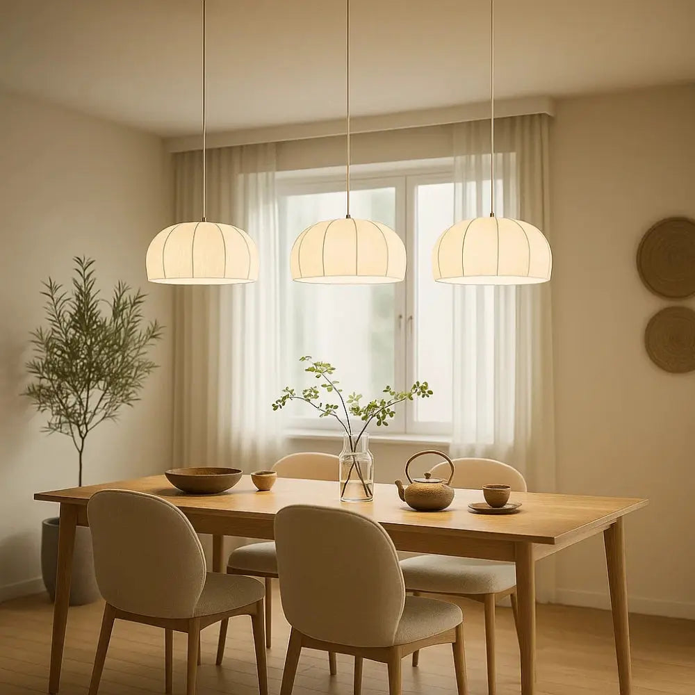 Albeora - Lampada a sospensione bohemien intrecciata bianca