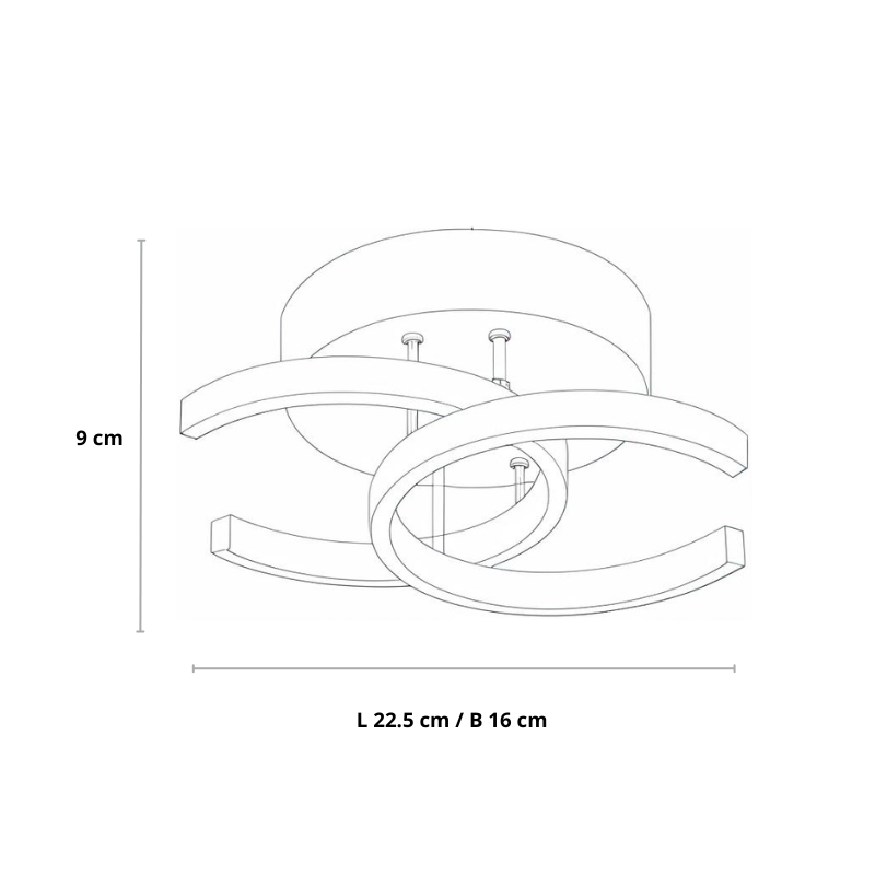 Round Flush Mount Modern LED Ceiling Light Low Profile - Image 5