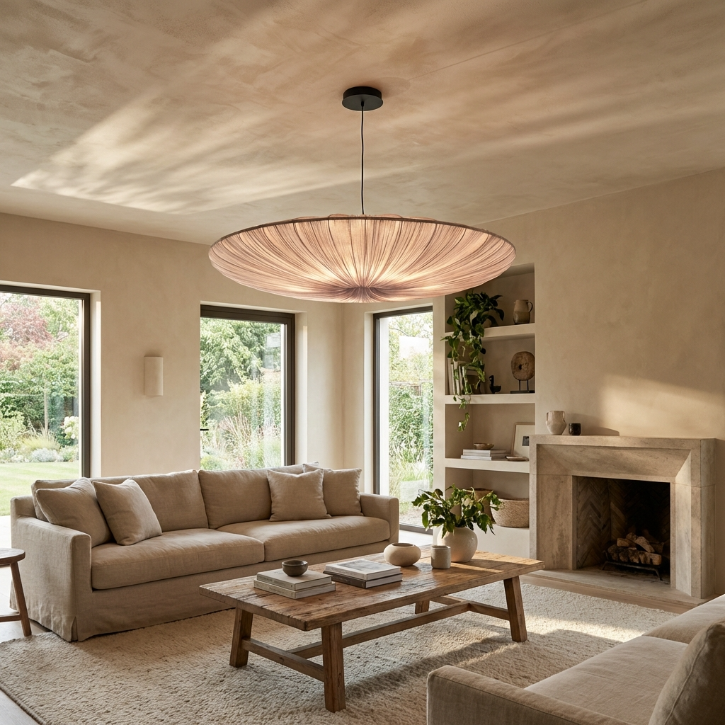 Avenort - Suspension fine en tissu Wabi Sabi