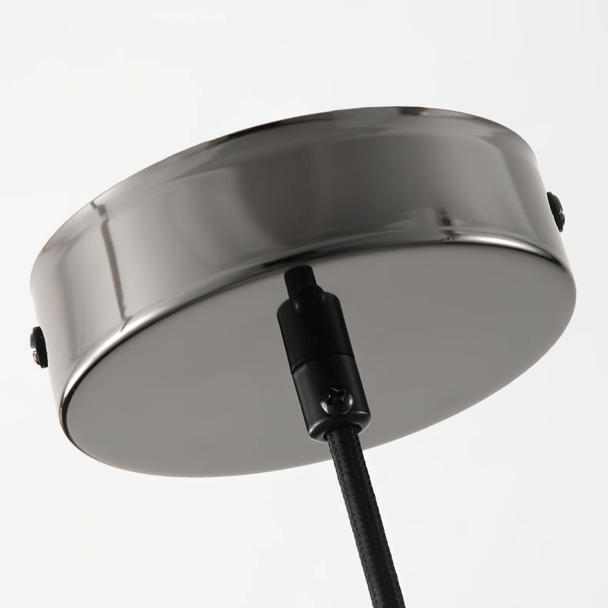 Baskorin – Lampada a sospensione cilindrica in pietra nera