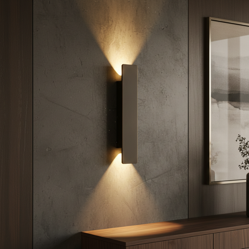 Lumirra - Lampada da parete LED impermeabile alluminio su e giù