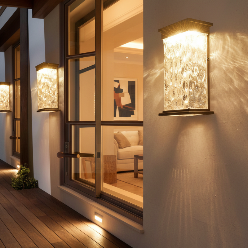 Lumaryn - Applique murale LED extérieure IP65 aluminium moderne