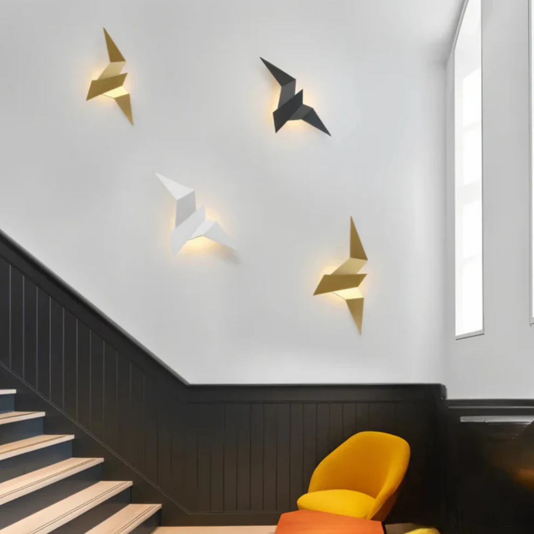 Veluxa - Applique murale LED origami blanc chaud  