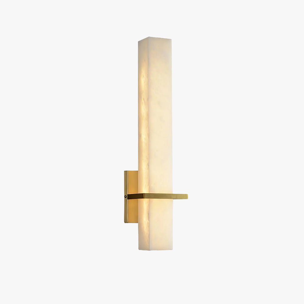 Almoran - Alabaster Brass LED Wall Lamp