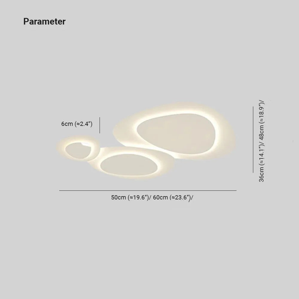 Ramonde – Plafonnier LED moderne en métal pour salon chambre salle à manger