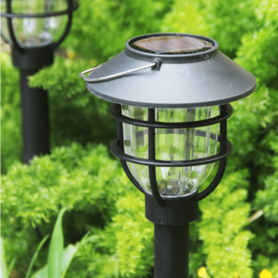 Velorian – Lumière de chemin solaire LED vintage avec cage design
