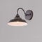 Damora – Applique da parete industriale vintage a cupola, 1 luce