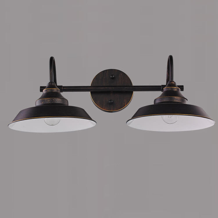 Damora – Applique da parete industriale vintage a cupola, 1 luce