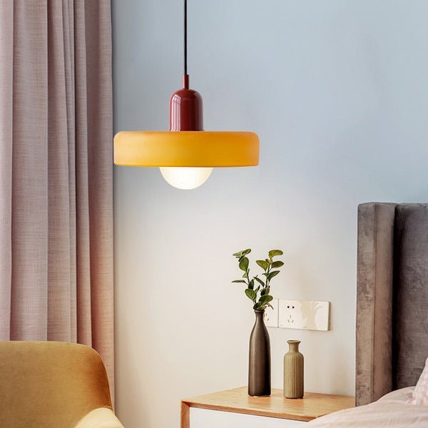 Solvanna – Suspension Bauhaus en verre coloré