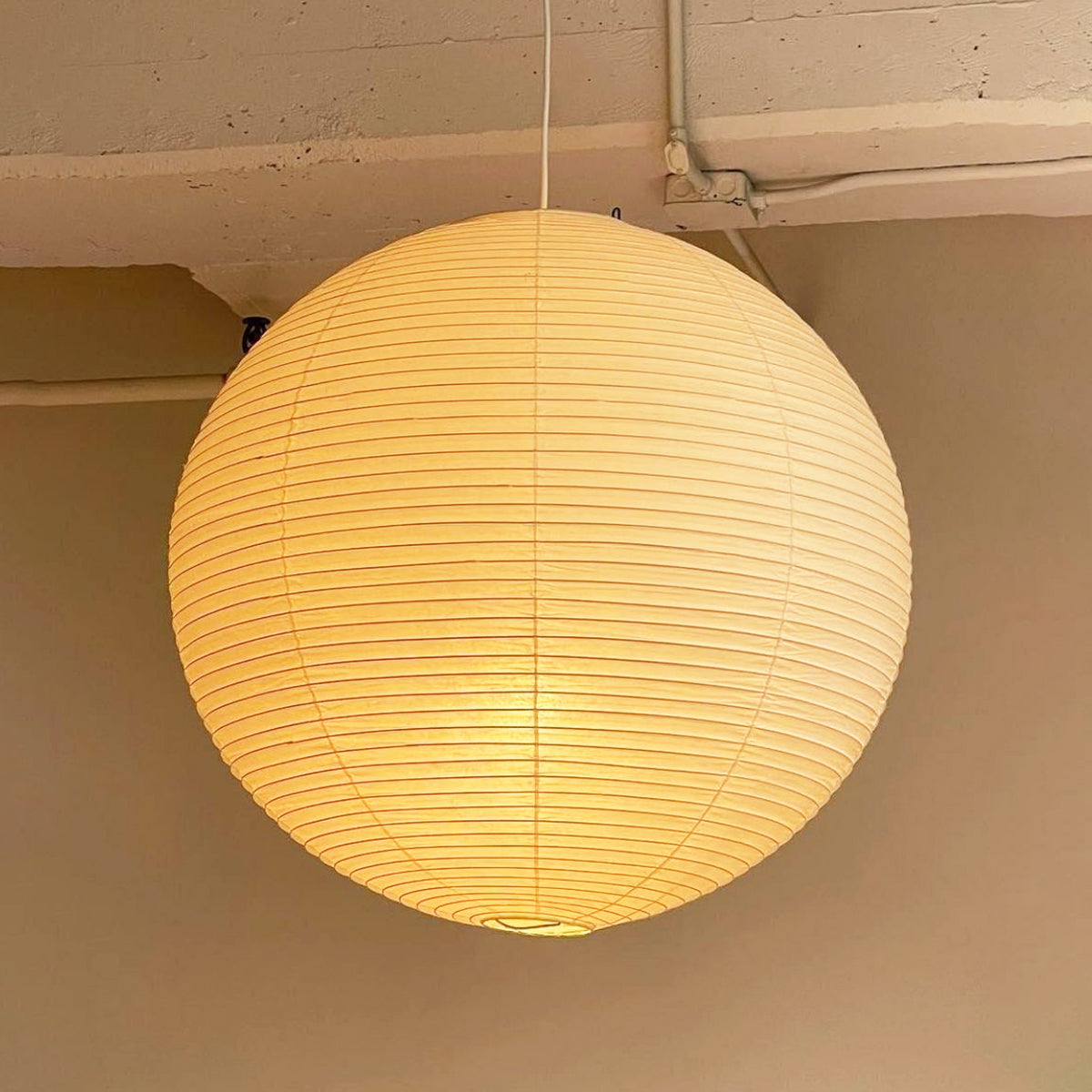 Braylune - Lampada a sospensione da soffitto in carta washi e bambù