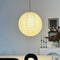 Braylune - Lampada a sospensione da soffitto in carta washi e bambù
