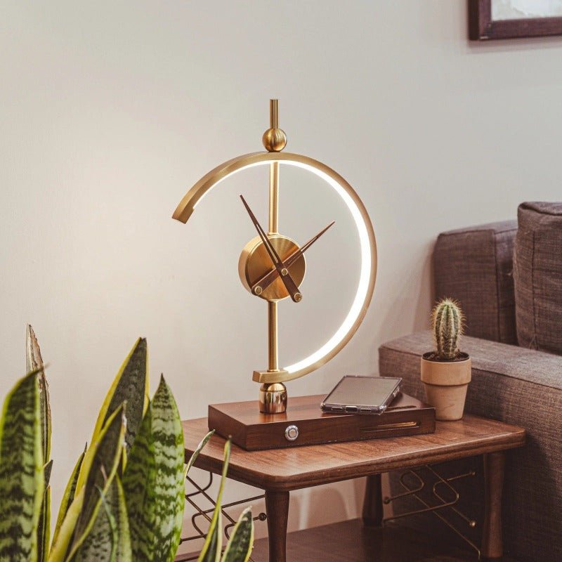 Navora – Lampe horloge sans fil avec chargeur