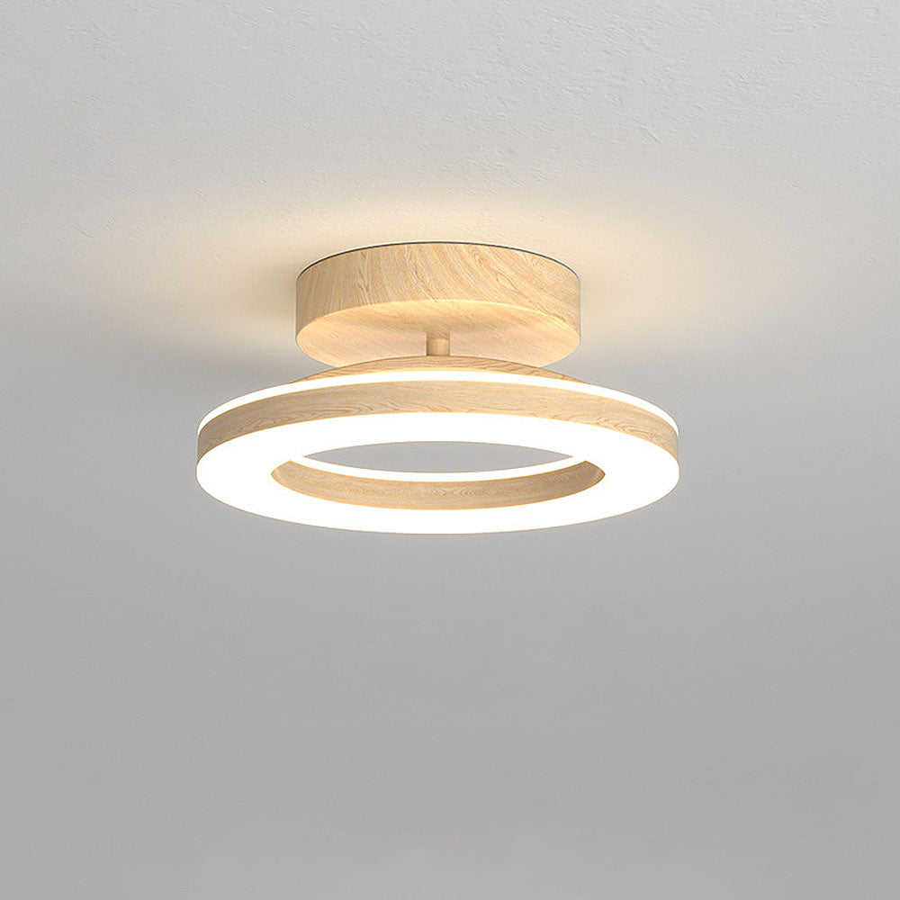 Oriale - Lampada da soffitto rotonda in acrilico con LED
