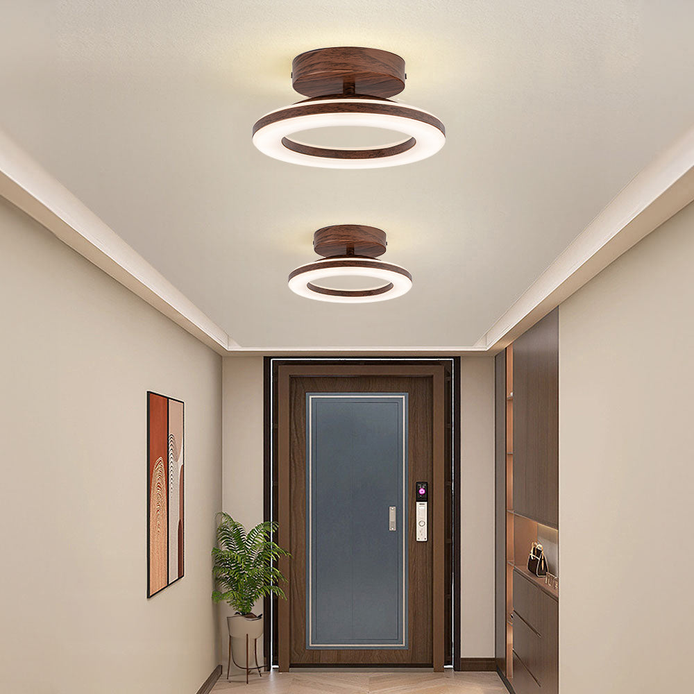 Oriale - Lampada da soffitto rotonda in acrilico con LED