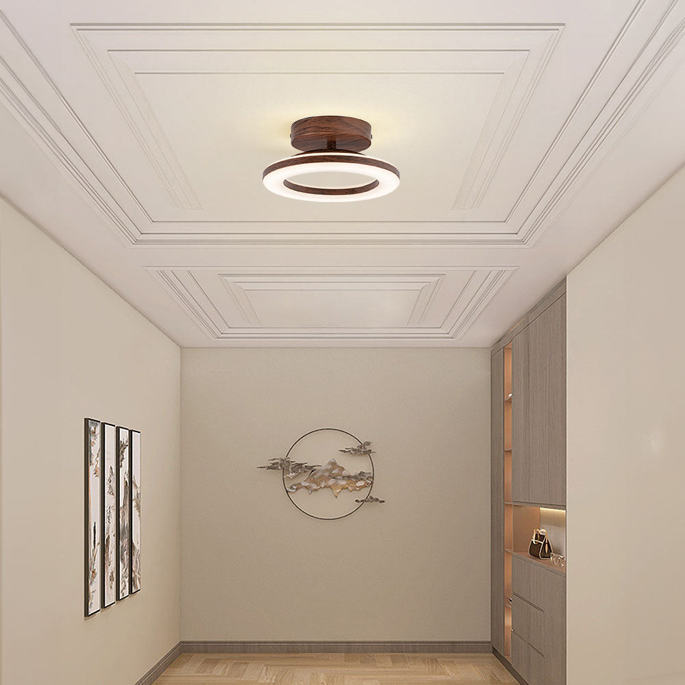 Oriale - Lampada da soffitto rotonda in acrilico con LED