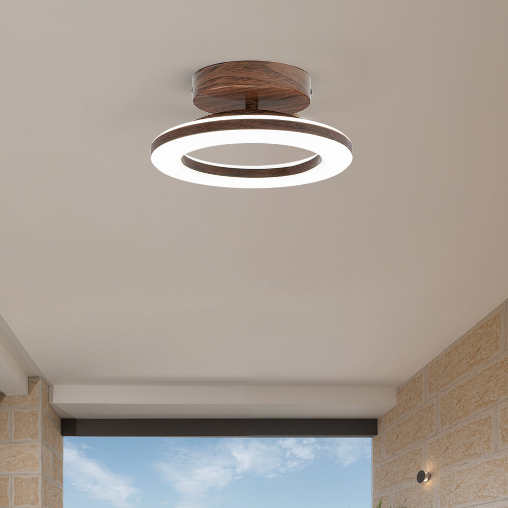 Oriale - Lampada da soffitto rotonda in acrilico con LED