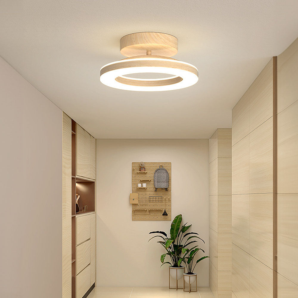 Oriale - Lampada da soffitto rotonda in acrilico con LED