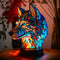 Elaris – Lampada da tavolo in vetro con design animale