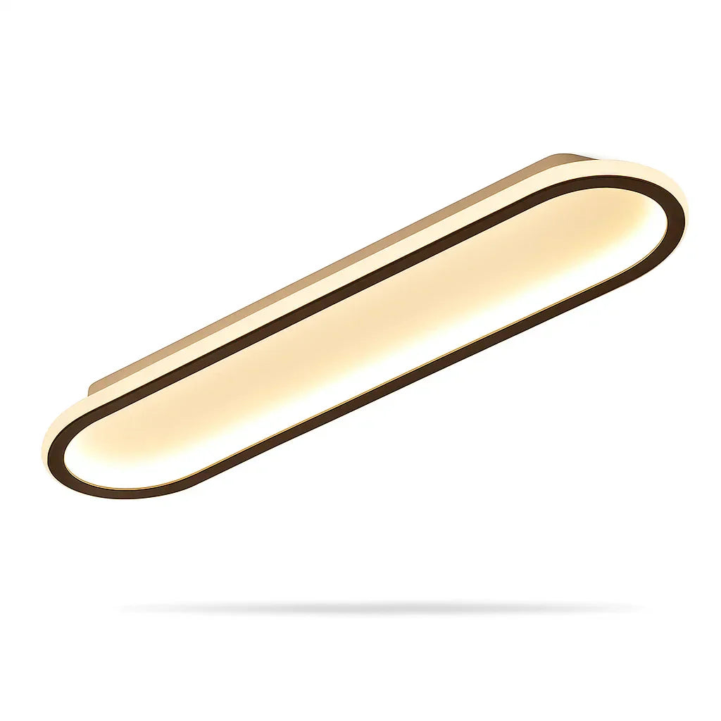Lunavel – Plafonnier LED ovale pour couloir