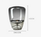 Norivelle – Lampada da tavolo scandinava in vetro con LED