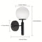 Applique murale moderne en verre en forme de globe