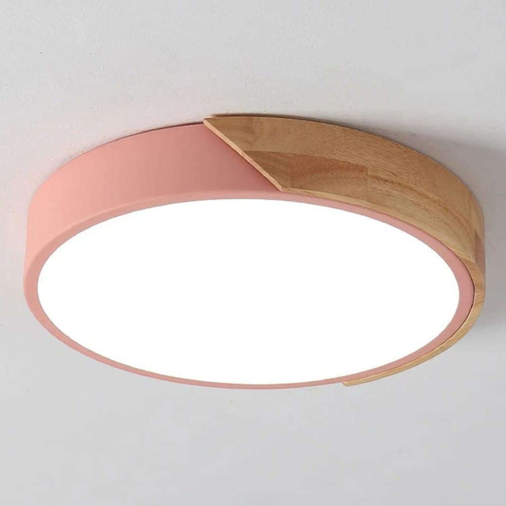Crivane – Wooden Round LED Ceiling Light