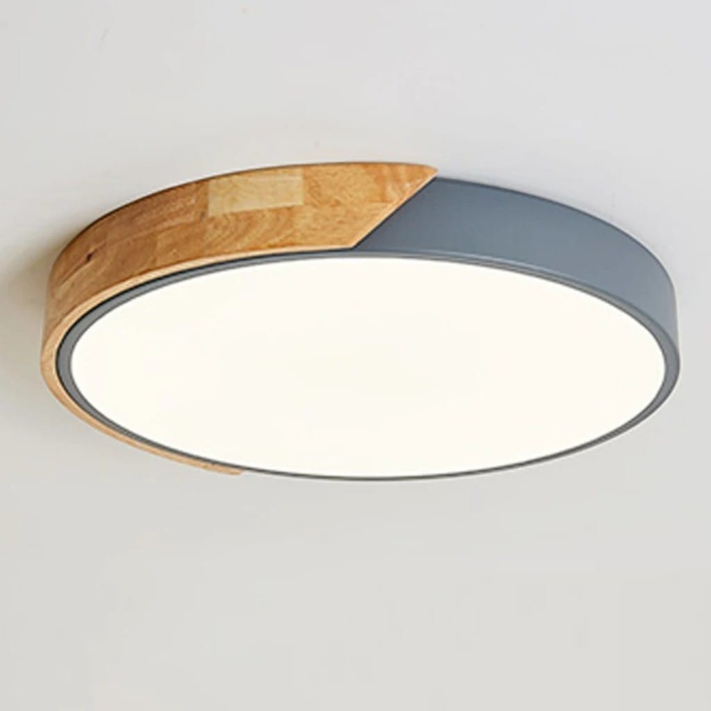 Crivane – Wooden Round LED Ceiling Light