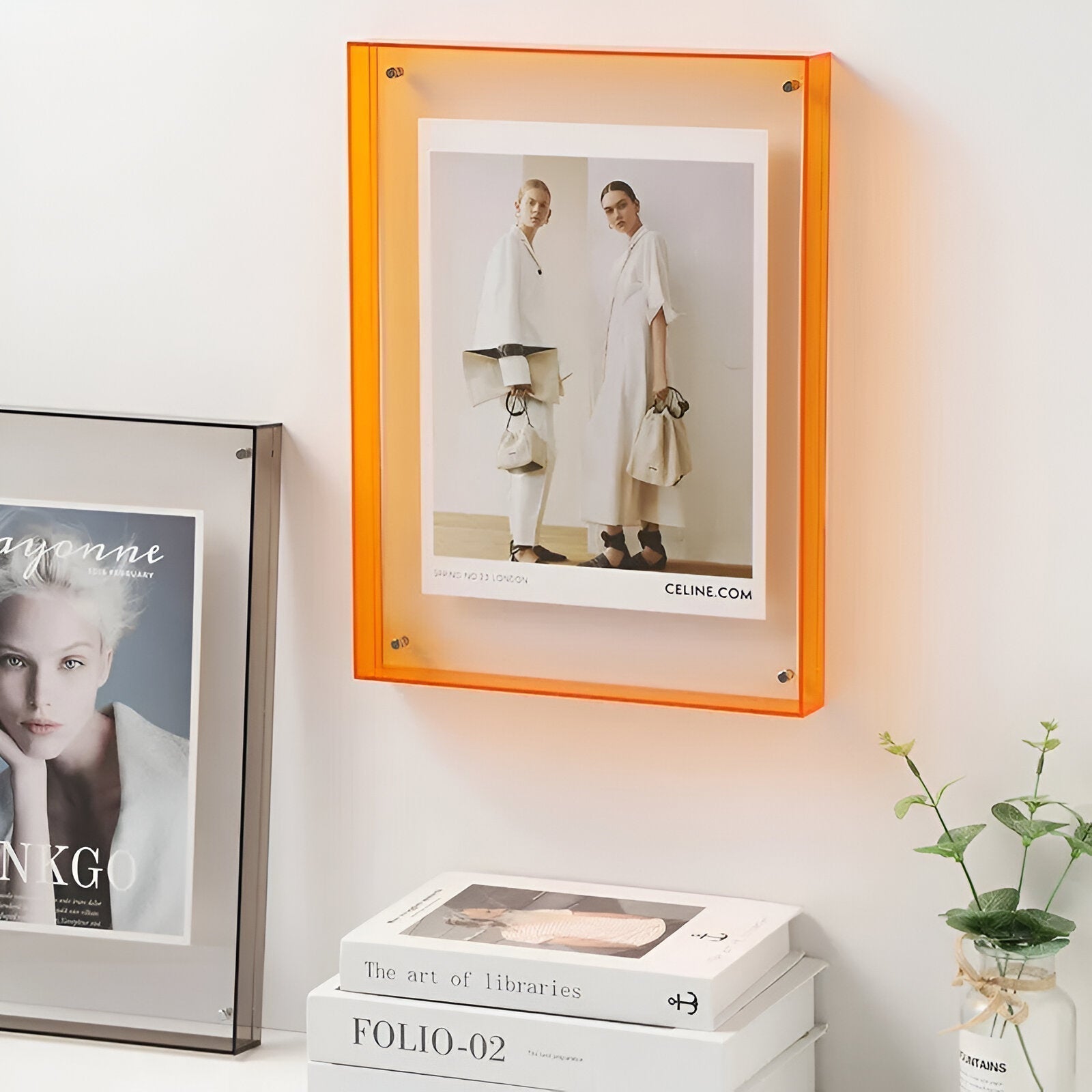 Avenord – Cadre photo acrylique transparent support mural minimaliste