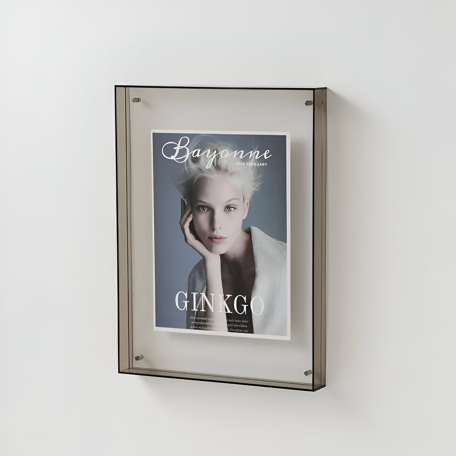 Avenord – Cadre photo acrylique transparent support mural minimaliste