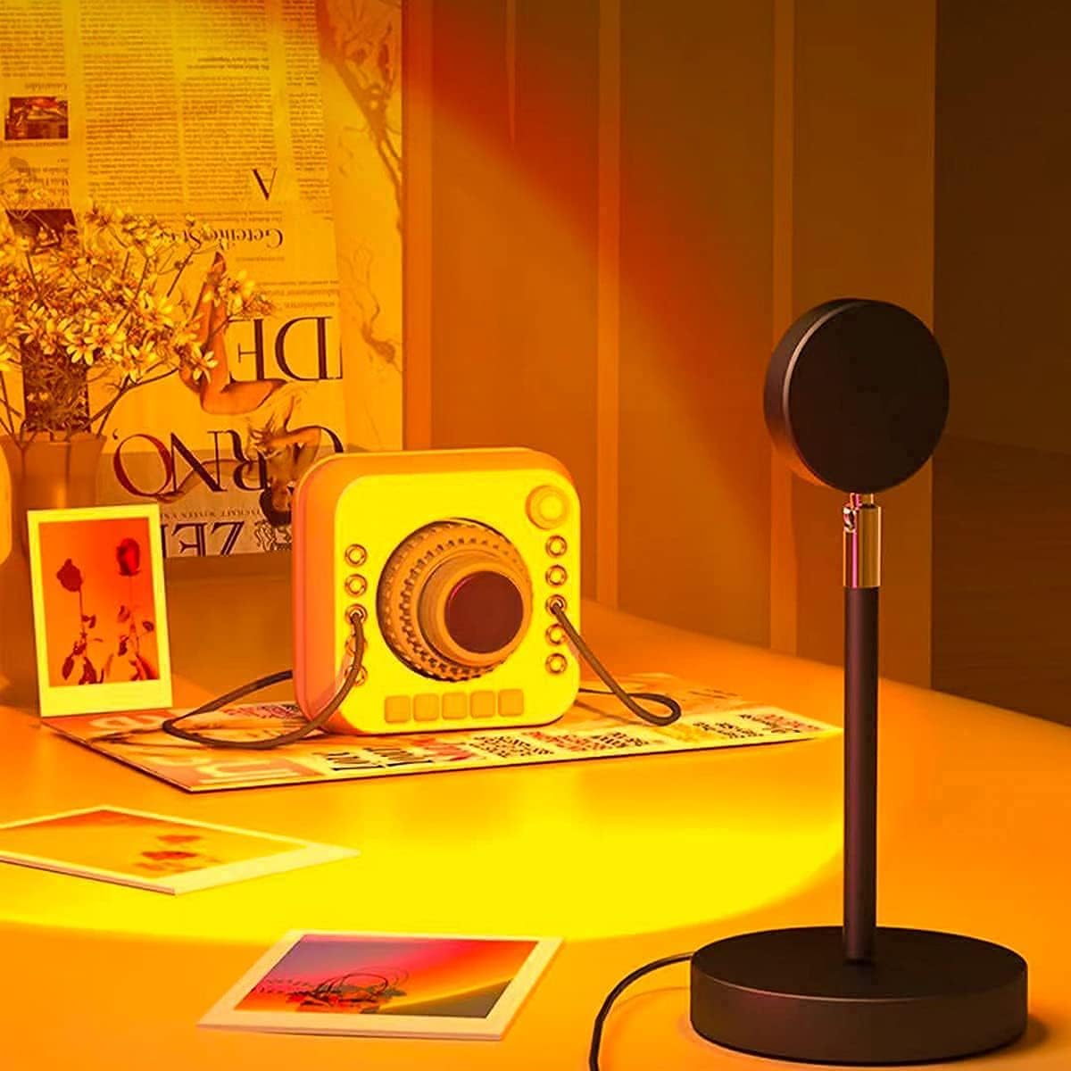 Crepura - Lampe LED ambiance coucher de soleil
