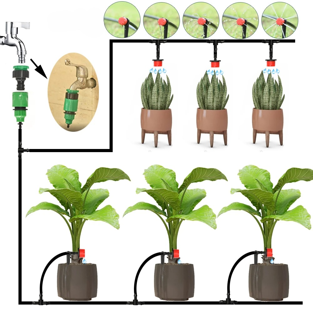 Drip Irrigation System Automatic Timer Garden Watering Kit - Image 2