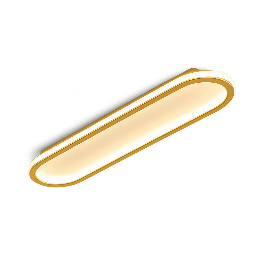 Lunavel – Plafonnier LED ovale pour couloir