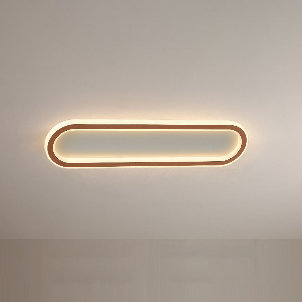 Avelon – Plafonnier rectangulaire noir et or pour chambre/salon